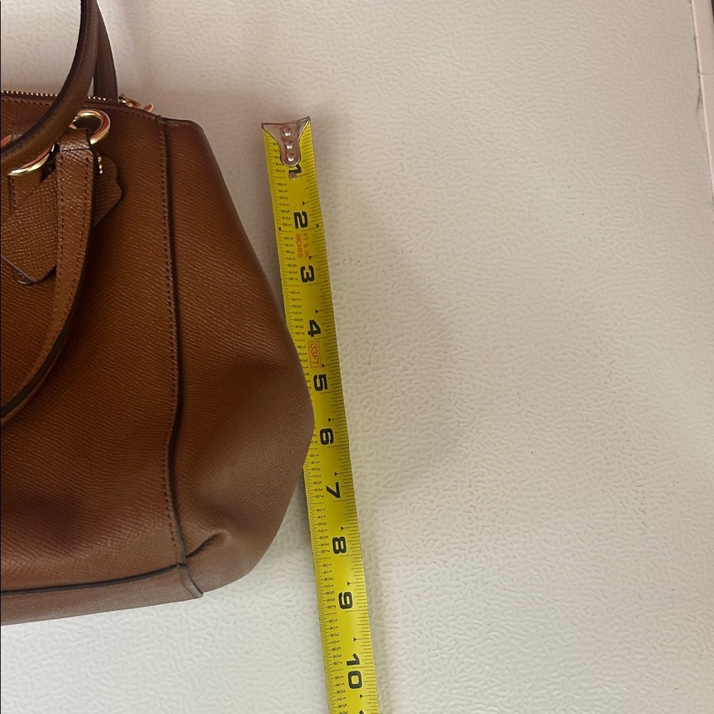 Coach Tan Leather Shoulder Bag - Picture 10 of 10